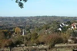 Vue générale de la commune en 2009.