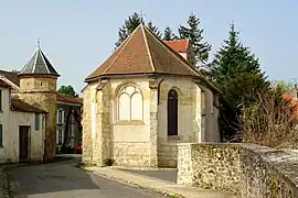 Le chevet de l'église.
