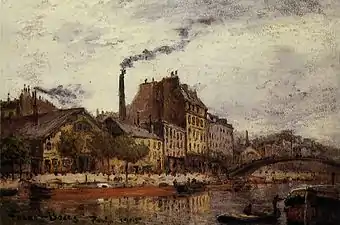 Le Quai de Valmy, Frank Myers Boggs (1905).