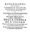 Riflessioni sopra alcune difficoltà spettanti i danni e risarcimenti della cupola di S. Pietro, 1743