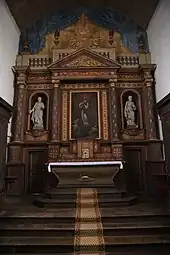 Le maître-autel de l'abbatiale.