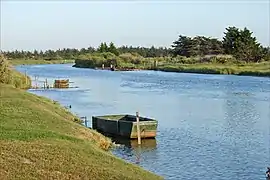 Le marais d'Olonne au centre-ouest.