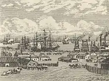 port grouillant de bateaux