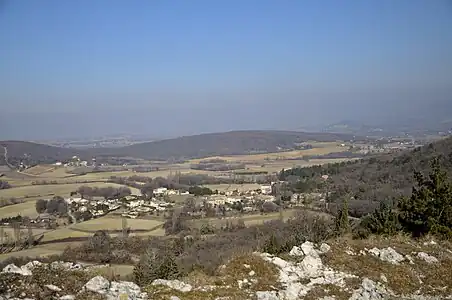Le village de Rochefort-en-Valdaine.