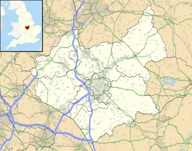 Voir sur la carte administrative du Leicestershire