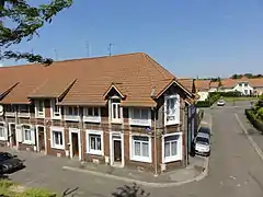 Un coron de la cité pavillonnaire no&nbsp;9.