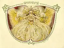 "Les Bijoux", Victor Prouvé : carte publicitaire pour la bijouterie des Réunis.