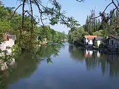 Les bords du Loiret à Olivet.