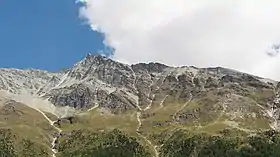 Vue des Diablons depuis le Belvédère, à Zinal.