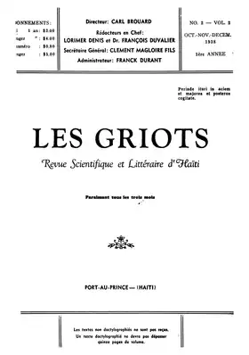 Image illustrative de l’article Les Griots