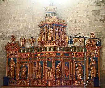 Retable baroque du XVIIe&nbsp;siècle.