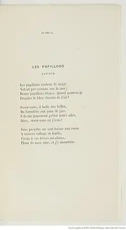 page d'une édition du poème