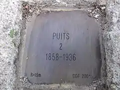 Puits no&nbsp;2, 1858 - 1936.