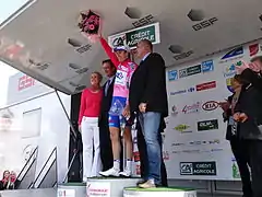 Arnaud Démare est premier du classement général.