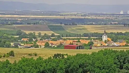 Liběšice : vue générale.