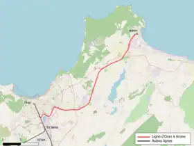 Image illustrative de l’article Ligne d'Oran à Arzew