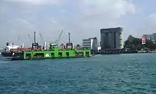 Le transbordeur MV Nyayo vu depuis Likoni
