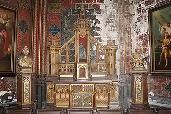 Autel de Sainte-Barbe (1863), église Saint-Maurice de Lille.