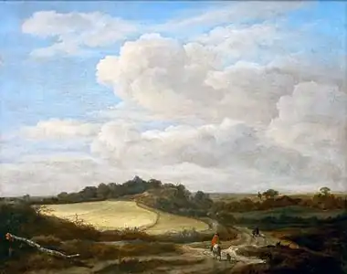 Jacob van Ruisdael, Champ de blé, vers 1660.
