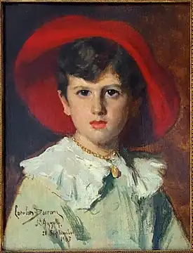 Michel Feydeau, l'enfant au chapeau rouge, 1905,palais des Beaux-Arts de Lille.