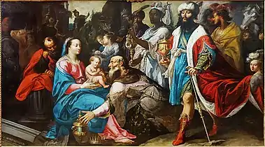 L'Adoration des mages, début XVIIe siècle, Georges Lallemant.