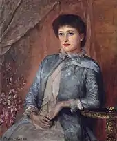 Portrait de Lillie Langtry par Frank Miles.