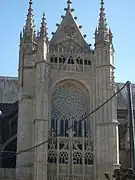 Rose et galeries du portail nord.