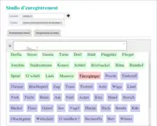 Studio d’enregistrement en septembre 2017 (v.1)