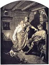 Le Présage (Znak) par Artur Grottger,