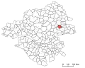 Situation de la commune de Teillé dans le département de la Loire-Atlantique.