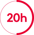 Logo du 20 heures du 26 août 2019 au 27 août 2023.