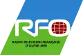 Ancien logo de RFO du 1er janvier 1983 au 4 mars 1990. Le logo incrusté apparaît en 1987 et est composé des sigles « RFO » avec la même typographie que dans le logo,,.