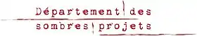 Le Département des sombres projets