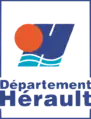 Logo transitoire du conseil départemental de l'Hérault.
