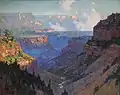 Looking across the Grand Canyon, vers 1910, Phoenix Art Museum