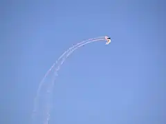 Looping en delta haute vélocité.