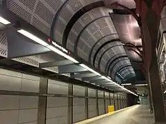 Vue du quai central.