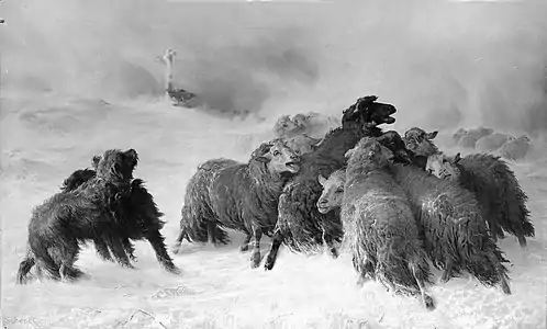 Perdus, de la série «&nbsp;souvenirs d'Auvergne&nbsp;» (n. d., Metropolitan Museum of Art, New York, États-Unis).