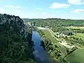 Le Lot en contrebas du village de Saint-Cirq-Lapopie.