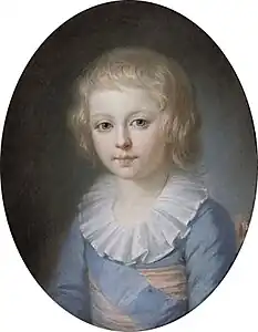 École Française du XVIIIe&nbsp;siècle, représentant le Dauphin Louis-Joseph-Xavier.