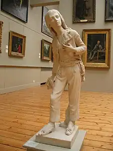 Louis XVII au Temple, par Anne Chardonnet. Musée des Beaux-arts de Besançon.