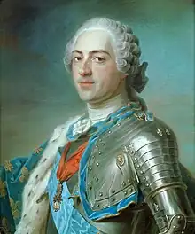 Maurice Quentin de La TourPortrait de Louis XV (1748)