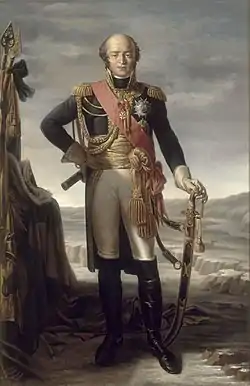 Le maréchal Louis-Nicolas Davout, par Tito Marzocchi de Bellucci, d'après Claude Gautherot.