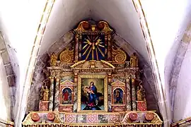 2ème et troisième niveaux du retable