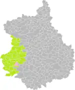 Luigny dans son arrondissement.