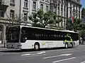 Un autobus de 15 m de long Mercedes-Benz Citaro L de Sales-Lentz à Luxembourg.