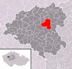 Localisation de Lužná
