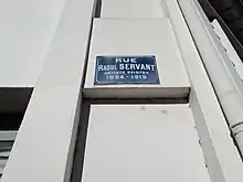 Plaque de rue à Lyon.