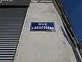 Plaque de rue, en février 2019.