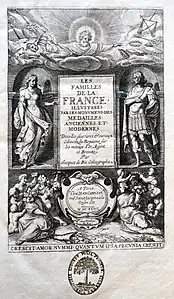 Son Les familles de la France illustrées par les monumens médailles anciennes et modernes.
